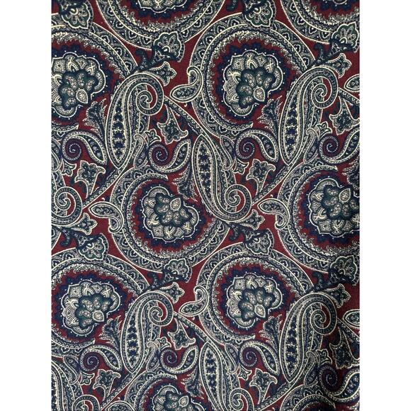 VTG Windridge Cheryl Nash Vest‎ Womens M Paisley Navy Made In USA Festival 90s - Picture 3 of 8